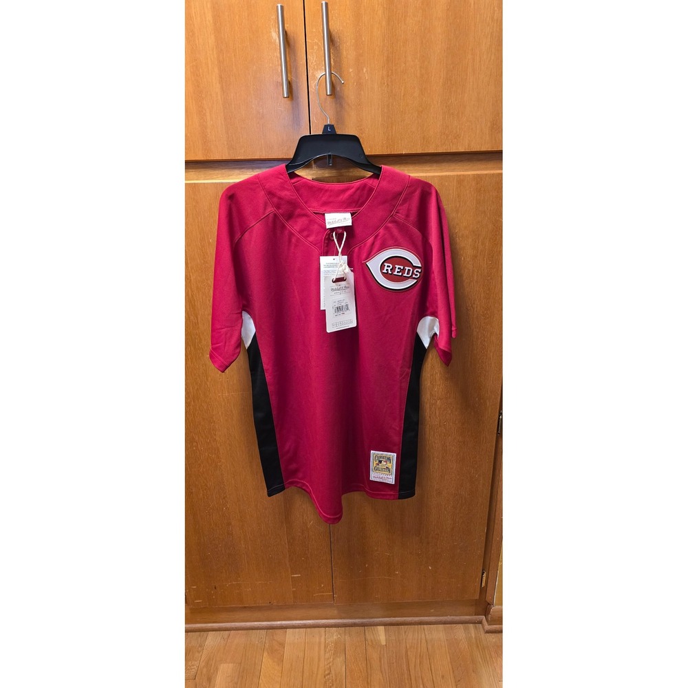 Mitchell & Ness‎ Cincinnati Reds Jersey Kids XL Red Ken Griffey Jr Cooperstown